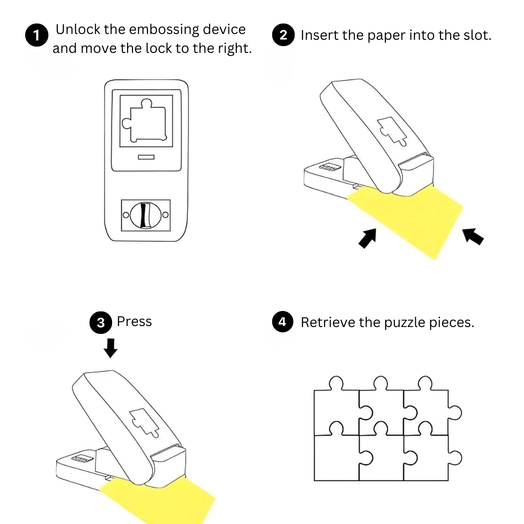 SnapPuzzle™ - DIY Jigsaw Puzzle Piece Cutter