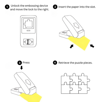 SnapPuzzle™ - DIY Jigsaw Puzzle Piece Cutter