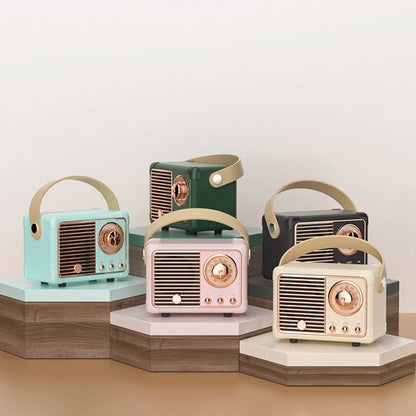 Retro Bluetooth Mini Portable Speaker